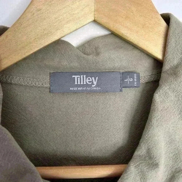 Men’s Tilley Cotton Jacket in Taupe Size Large - Picture 3 of 9